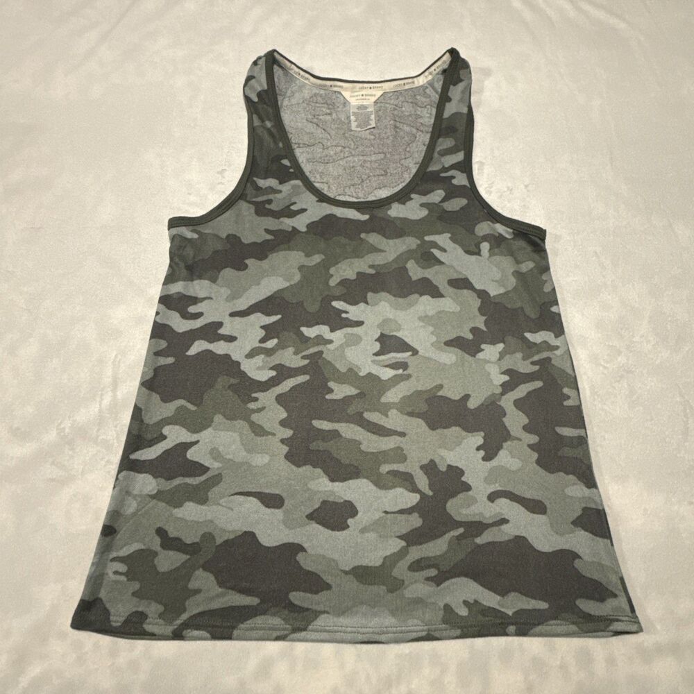 Lucky Brand Jungle Camo Print Casual Tank Top Womens Size Small